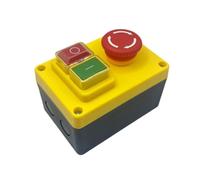 Elettromagnetico Sicurezza Pulsante Interruttori 250V 16A ABS Stop per Attrezzo