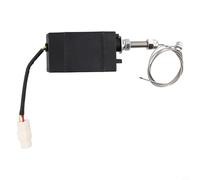 Elettromagnetico XHQ-PT Valvola di arresto motore solenoide per generatori, 12V/24V Auto Shutdown Control con 90-110N Pull, -40°C a 150°C Opera (Normale Chiuso 12V)