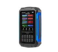 Elettrometro digitale, 5-in-1 Electromagnetic Radiation Detector Electric Field Magnetic Intensity Temp Humidity Tester EMF Meter(Black)