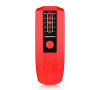 Elettrometro digitale, Indicatore LED A 5 Colori Lampada Tester Di Radiazione Elettromagnetica Rilevatore Dosimetro Per Misuratore Campo Magnetico Elettrico EMF Per Computer(Red-Black)