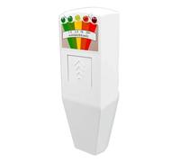 Elettrometro digitale, Rivelatore Professionale Di Dosimetro Per Radiazioni Campo Elettromagnetico A 5 LED EMF Per Caccia Ai Fantasmi Portatile(White)