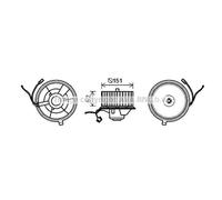 Elettromotore Interno Ventilatore Per VW Polo 6N2 6N1 Variant 6KV5 6KV2