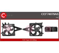 ELETTROMOTORE VENTOLA RADIATORE CASCO CEF74079AS 46449101 PER FIAT PALIO