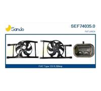 Elettromotore Ventola Radiatore Sando SEF74035.0 per Fiat