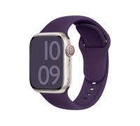 ELETTRONEO C1A Cinturino per Apple Watch Ultra 2 49mm, Serie 10 46mm, 9 8 7 45mm 41mm, SE 6 5 4 44mm 40mm, 3 2 1 42mm 38mm Donna Uomo Band Bracciale Sport Silicone,Viola Imperiale