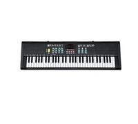 elettronica Piano Keyboard Mini Pianoforte Sintetizzatore Professionale A 61 Tasti Per Musica D'organo Elettronico (Color : Bk)