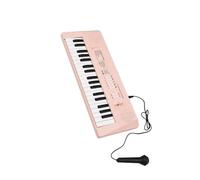 Elettronica Piano Keyboard Pianoforte Elettronico con Mini Tastiera Tastiera Elettronica A 37 Tasti Pianoforte Strumento Musicale Elettronico (Color : Pink)