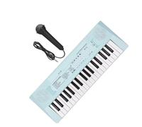 elettronica Piano Keyboard Pianoforte Elettronico Con Tastiera Elettronica A 37 Tasti Con Mini Tastiera Pianoforte Strumento Musicale Elettronico (Color : Blue)