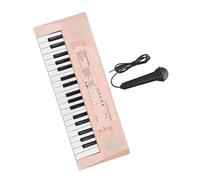 elettronica Piano Keyboard Pianoforte Elettronico Con Tastiera Elettronica A 37 Tasti Con Mini Tastiera Pianoforte Strumento Musicale Elettronico (Color : Pink)