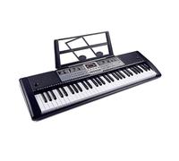 elettronica Piano Keyboard Tastiera Musicale Controller Professionale Pianoforte Elettronico Sintetizzatore Musicale Digitale 61 Tasti Strumenti D'organo Rosa (Color : Bk)