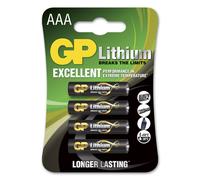 Elettronica - Vari - Blister 4 Batterie Litio Mini Stilo Aaa 1,5v/24lf Longes...