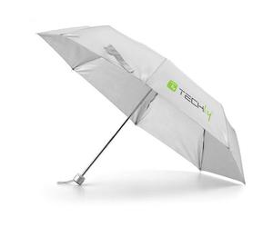 Elettronica - Vari - Ombrello Pieghevole Grigio Con Logo Techly