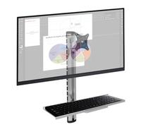 Elettronica - Vari - Postazione Di Lavoro A Parete Con Supporto Monitor E Rip...