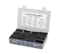 Elettronica - Vari - Set 300 Tubi Neri Guaina Termorestringente Per Isolament...