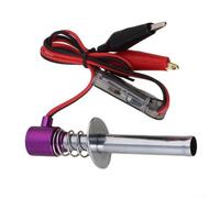 Elettronico Glow Starter per RC Auto Per 1/Per 10 e per 1/8 Scala con Ampio Ingresso Tensione da 6V a 24V (Viola)