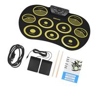 Elettronico Pieghevole Rolls Up Drum Set Pratica Pad Con Pedali E Bastoni Digitale Elettrico Drum Kit Per Principianti Set Elettrico