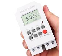Elettronico settimanale 7 giorni programmabile timer digitale interruttore relè 1s ~ 168h controllo del tempo 220V 25A montaggio su guida Din KG316(NBL25A)