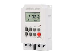Elettronico settimanale 7 giorni programmabile timer digitale interruttore relè 1s ~ 168h controllo del tempo 220V 25A montaggio su guida Din KG316(KG316T-X)