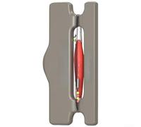 Elettronico Seven Star galleggiante pesca Setup con luce rossa verde visibilità fluorocarbon linea pre-assemblato per torrente e stagno pesca (rosso 2,1 metri)