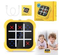 Elettronico Tic Tac Toe Bolt Gioco 3-in-1, Console Giochi Tris Elettronico, Giochi Portatili da Viaggio, Gioco di Reazione e Logica per Bambini e Adulti, Ricaricabile (1-4 Giocatori)