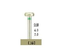 Elettroplaccato Super Fine Grip grind Zirconia CJ60 Dental Diamond Bur HP 909/06