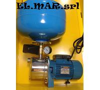 Elettropompa Autoadescante 0,8 HP Acciaio INOX + Kit autoclave Monofase