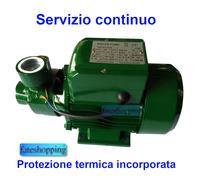 Elettropompa Autoclave Pompa 0.5HP GIRANTE OTTONE T max 80°C Motore Acqua Pozzo