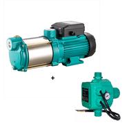 ELETTROPOMPA AUTOCLAVE SILENZIOSA AUTOADESCANTE MOTORE ACQUA POMPA+PRESS