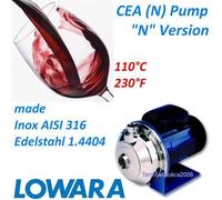Elettropompa centrifuga monogirante Lowara CEA(N) pompa trifase acciaio inox 316