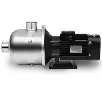 Elettropompa Centrifuga Multistadio Steel Pumps SPH-DWF 2-4 Da 0,50 Kw Orizzontale Corpo in Acciaio Inox Monofase