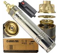 Elettropompa per pozzi 50 litri/min pompa sommersa per pozzo profondo da Ø4" 1 CV 750W prevalenza fino a 60 metri 230V uscita 1"