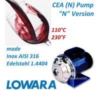 Elettropompa pompa centrifuga AISI316inox CEAM70/3N 0,37kW 0,5Hp 230V Lowara CEA