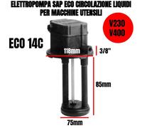 ELETTROPOMPA POMPA SAP PER SEGA MACCHINE UTENSILI RICIRCOLO ACQUE 230/400 VOLT.