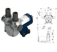 Marco Pompa Travaso Gasolio e Antigelo Autoadescante 12v VP45N 45 L/min