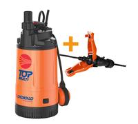 Elettropompa Sommergibile MULTIGIRANTE Monofase 0.55KW 0.75HP TOP MULTI 2 Pedrol