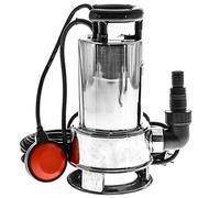 ELETTROPOMPA SOMMERSA 1100 W ACQUE SCURE ACCIAIO INOX POMPA PER ACQUA TORBIDA