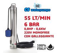 Elettropompa sommersa mulstistadio monoblocco CS WATERPUMPS R4-1 AUT