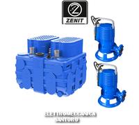 ELETTROPOMPA TRITURATRICE GR BLUEPRO 150 KW 1,1 380 x 2 VASCA BLUEBOX 500 ZENIT