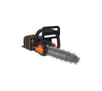 Elettrosega a batteria WG350E Worx Nitro Brushless 20V 4Ah inclusa Nero