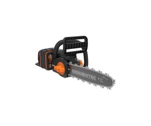 Elettrosega a batteria WG350E Worx Nitro Brushless 20V 4Ah inclusa Nero