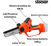 Elettrosega motosega mini sega a batteria da per potatura stocker elettrica E150