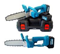 Elettrosega sega elettrica a batteria cordless 21V 5.0Ah lama 20cm + valigia