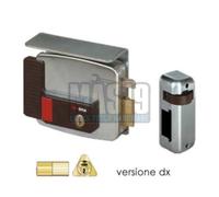 ELETTROSERRATURA PER CANCELLI CON TETTO E PULS. INT. VERNIC. 11731 N7- - mm.6...