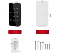 Elettroserratura Compact 9.7cm per Cassetti e Scrigni | Tastiera touch reattiva, per accesso codice, per ideale armadi , modalità pubblica privata(Amount)