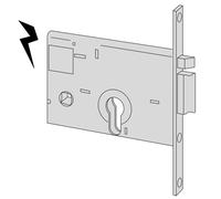 Elettroserratura da infilare a cilindro per fasce Cisa 14010.60