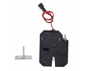 Elettroserratura DC 12V, Lucchetto Elettrico per Cassetti, Serratura Elettromagnetica Senza Interruttore di Rilevamento - Struttura in Acciaio Carbonio, Resistente e Adatta per