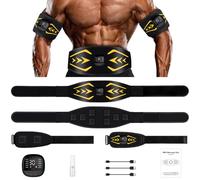 Elettrostimolatore Muscolare,Elettrostimolatore Addominali con 10 modalità e 30 intensità,EMS Elettrostimolatore Muscolare Ricaricabile con USB,Uomo e Donna,per Allenare Addome, Braccia, Gambe