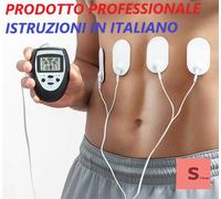 ELETTROSTIMOLATORE MUSCOLARE PER ADDOMINALI GAMBE GLUTEI PETTORALI PROFESSIONALE