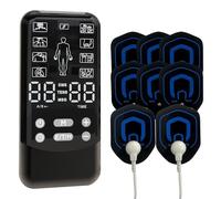 Elettrostimolatore Muscolare TENS/EMS/Massaggio Elettrostimolatore Dolore | 2 Canali, 8 Elettrodi, 24 Programmi 30 Livelli Intensità, Stimolazione EMS, Terapia TENS, Uso Muscolare, Massaggio Elettrico