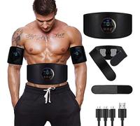 Elettrostimolatore per Addominali, Cinture massaggianti ed elettrostimolatori Muscolare EMS Stimolatore ABS Trainer/Toner per Addome/Braccio/Vita/Gambe Home Gym non c'è bisogno di gel o pastiglie
